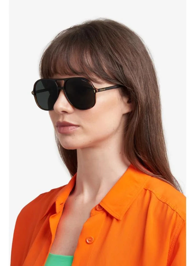 Polaroid  Square Double Bridge Sunglasses Frames  | Best Price UAE